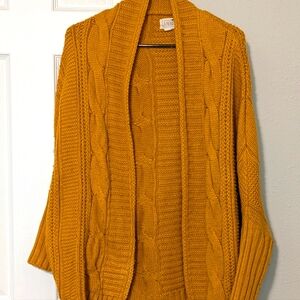 Mustard Yellow Cardigan